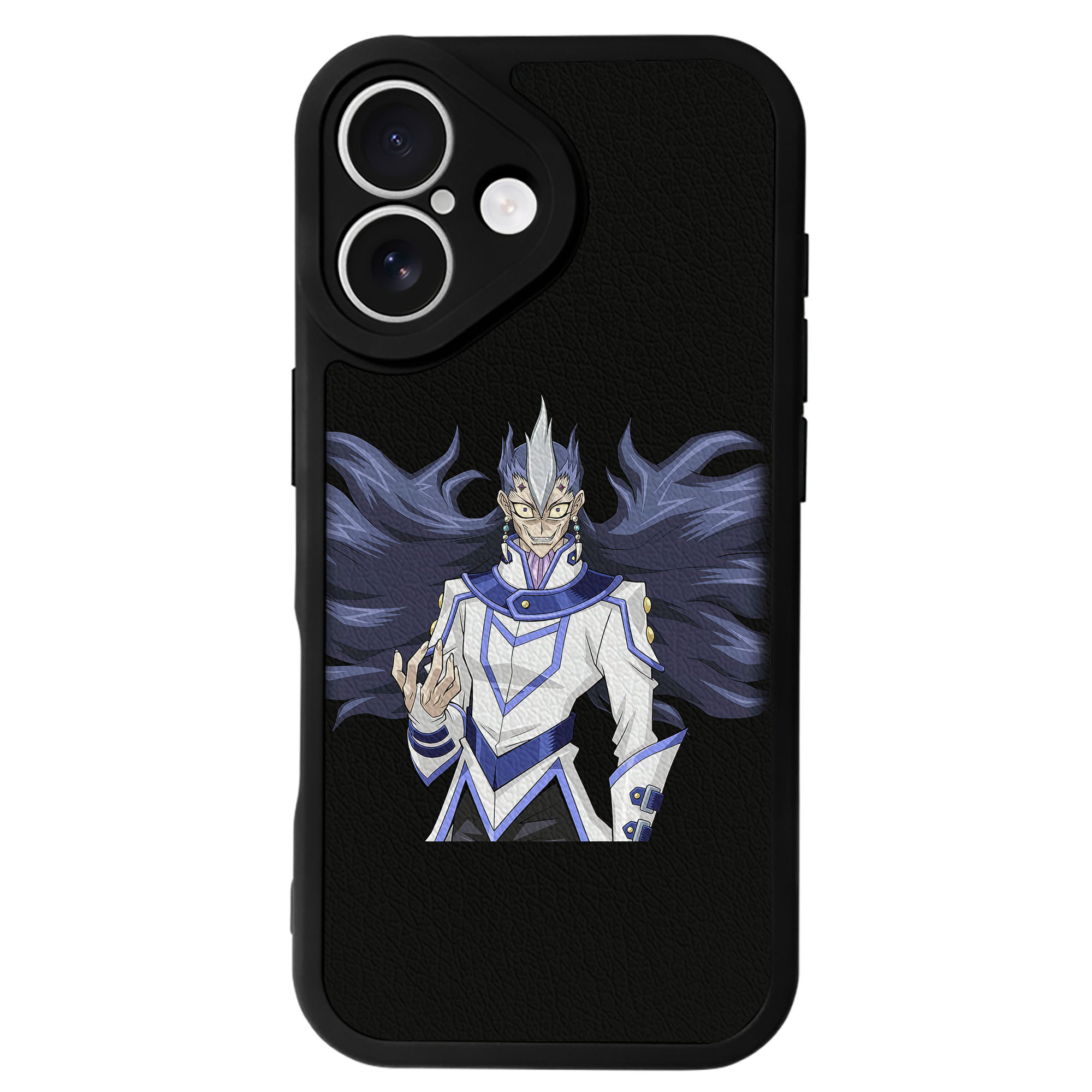 （画像用） 遊☆戯☆王 Yu-Gi-Oh! 【iPhone 16シリーズ対応】シリコンスマホケース（レザー調） 材質：シリコン